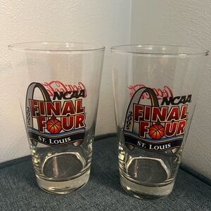 NCAA St. Louis Final Four Glass Set - Red and Black